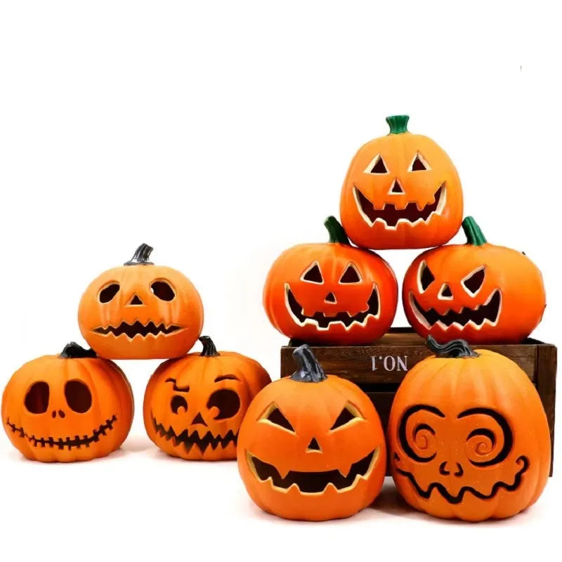 Classic Light-Up Jack O' Lantern - Battery Operated Halloween Pumpkin Decor