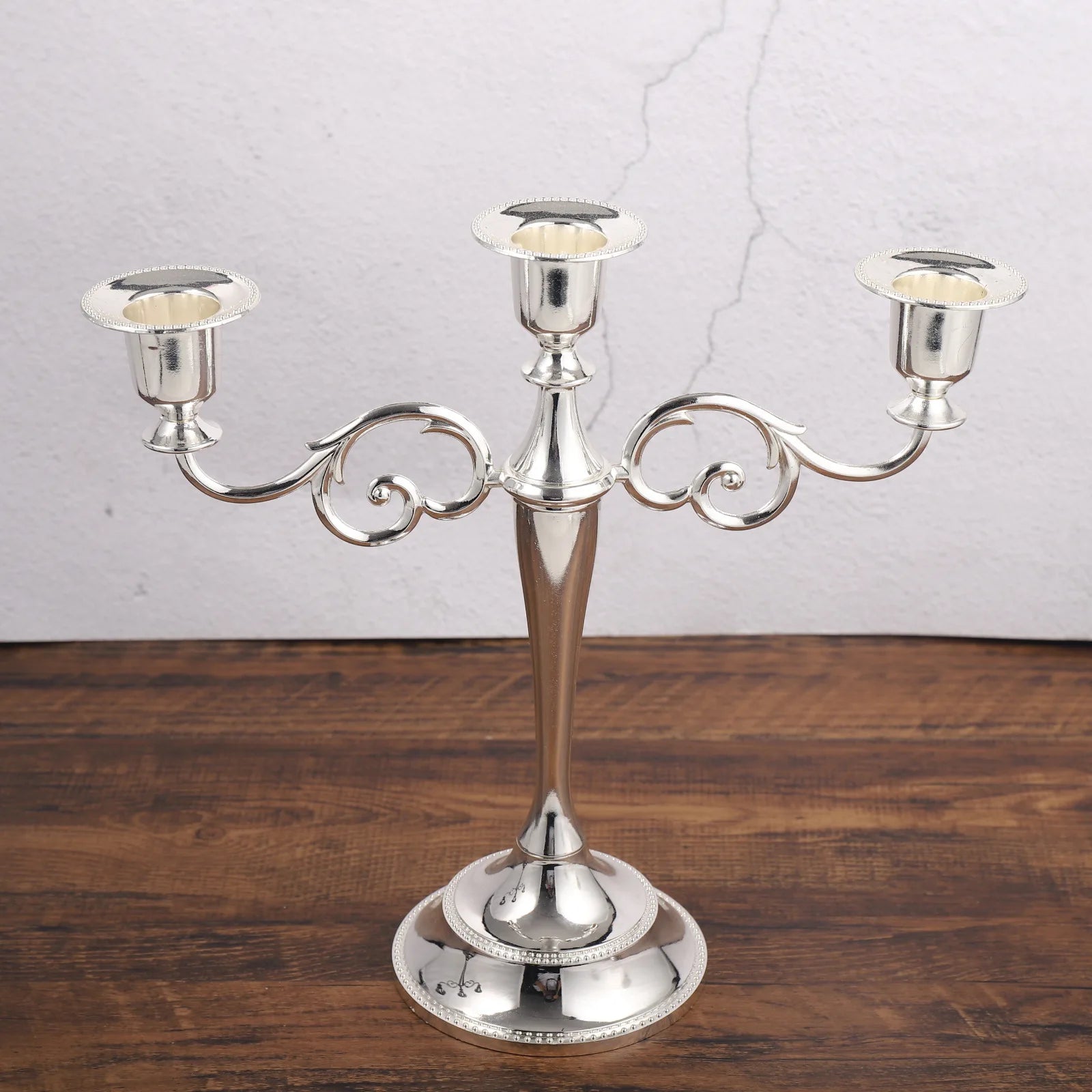 Gothic 3-Arm Candelabra | Vintage Haunted Mansion Candlestick Holder