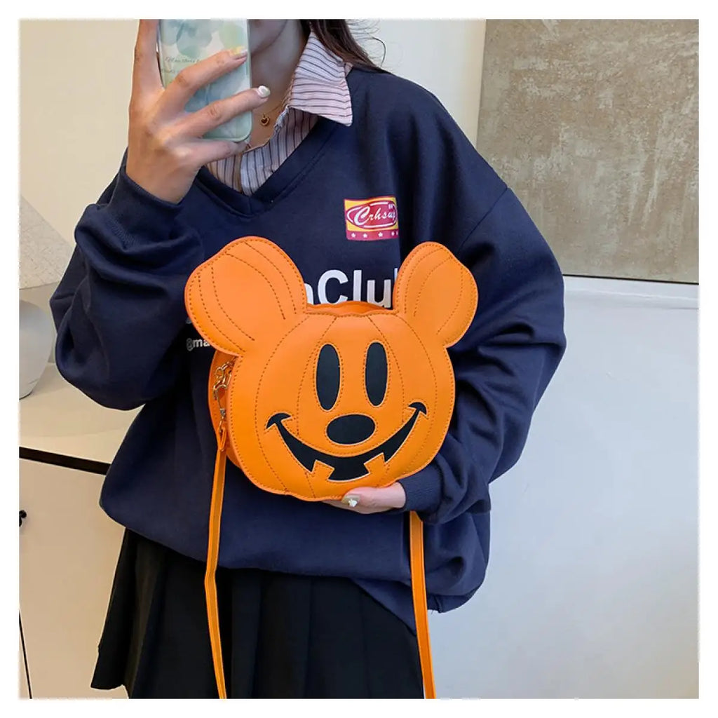 Mickey Pumpkin Crossbody Bag | Theme Park Accessory