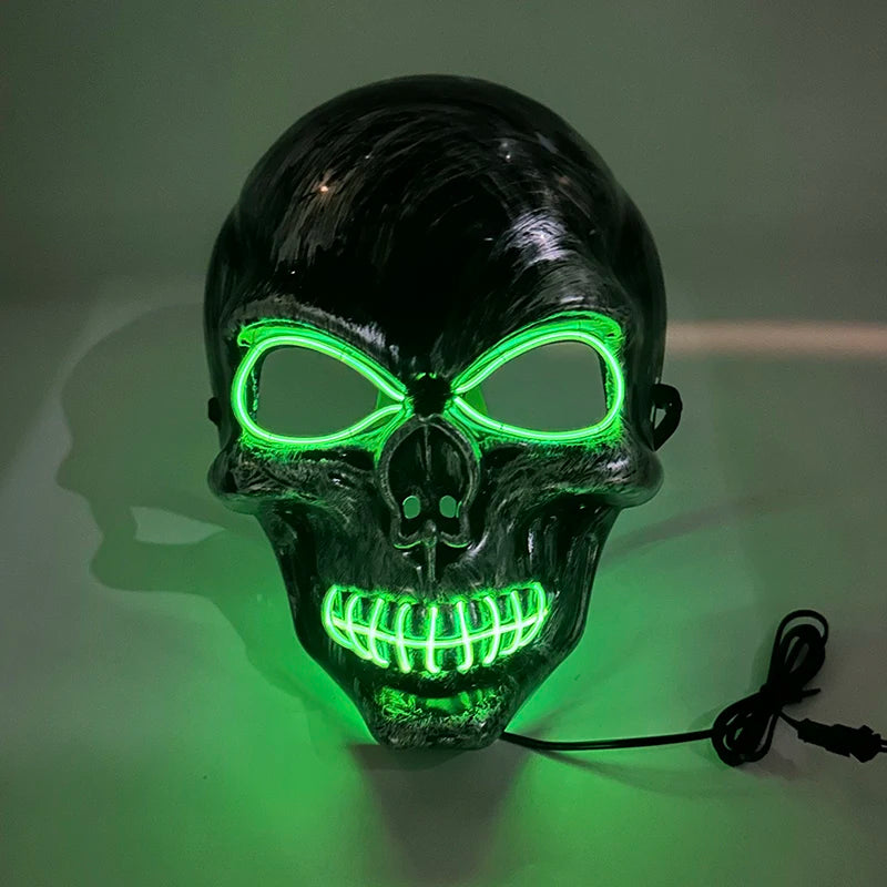 Scary Skeleton Gentleman Mask | Full Head & Chest Latex Horror Mask with Top Hat