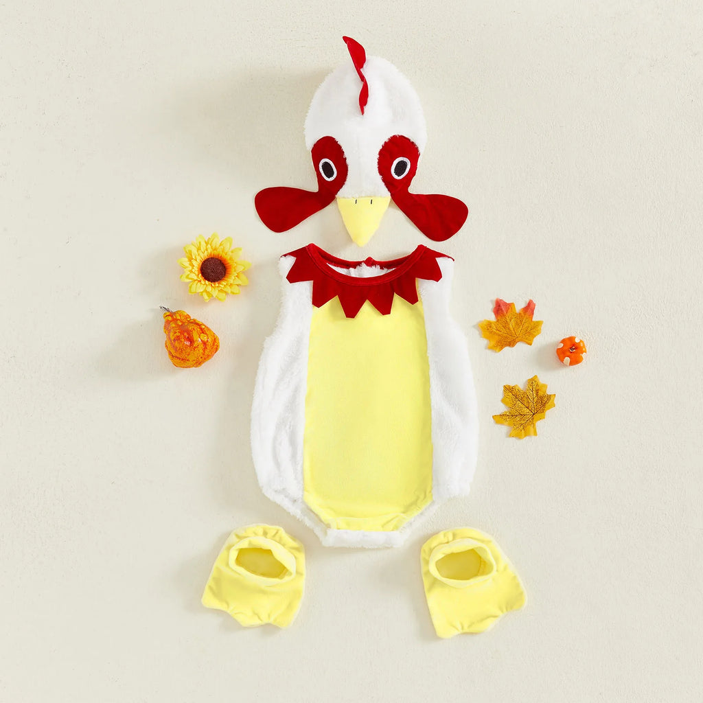 Cutest Chick in the Coop! 3-Piece Baby Costume Set - Infant Halloween Costume