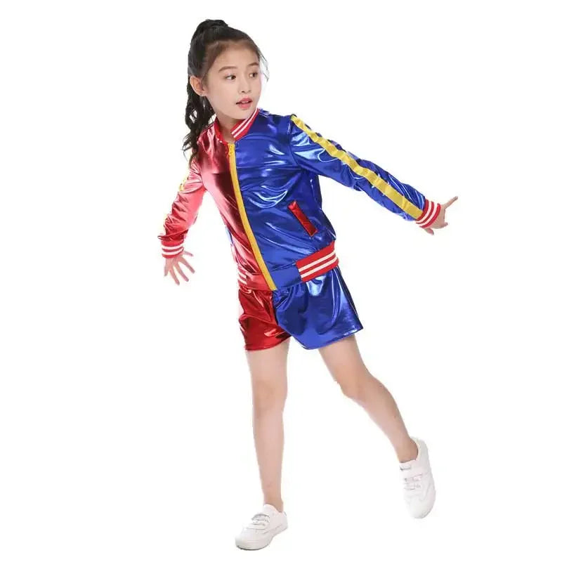 Girls Harley Villain Quinn Costume Components | Jacket, Shorts, Shirt & Accessories (Items Sold Separately) | Costume Halloween Enfant Fille