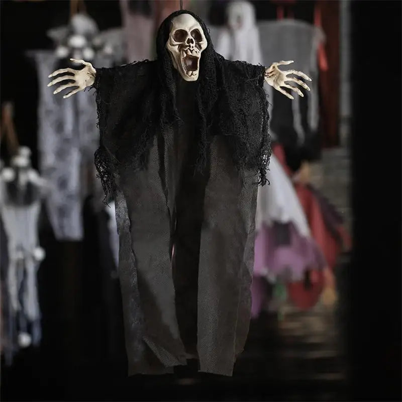 Flying Grim Reaper Ghost for Haunted House & Porch Decor