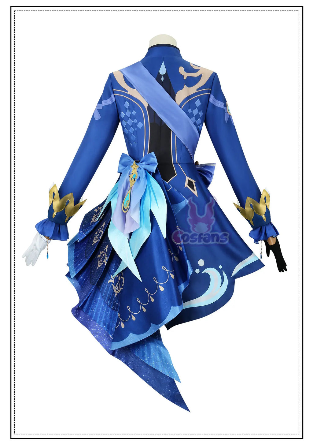 Game Impact Furina Focalors Cosplay Costume Anime Full Set With Hat Fontaine Focalors Halloween Costumes for Women