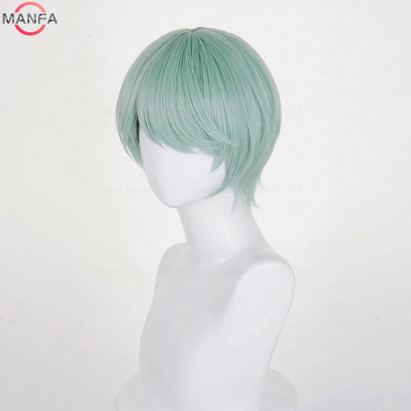 Baby Saja Cosplay Wig – K-Pop Demon Hunter Inspired Short Heat-Resistant Wig + Cap