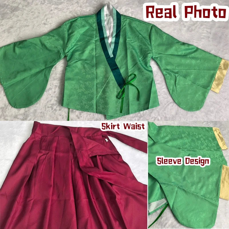 Anime Maomao Cosplay Costume | Apothecary Diaries Kimono Mao Mao Outfits