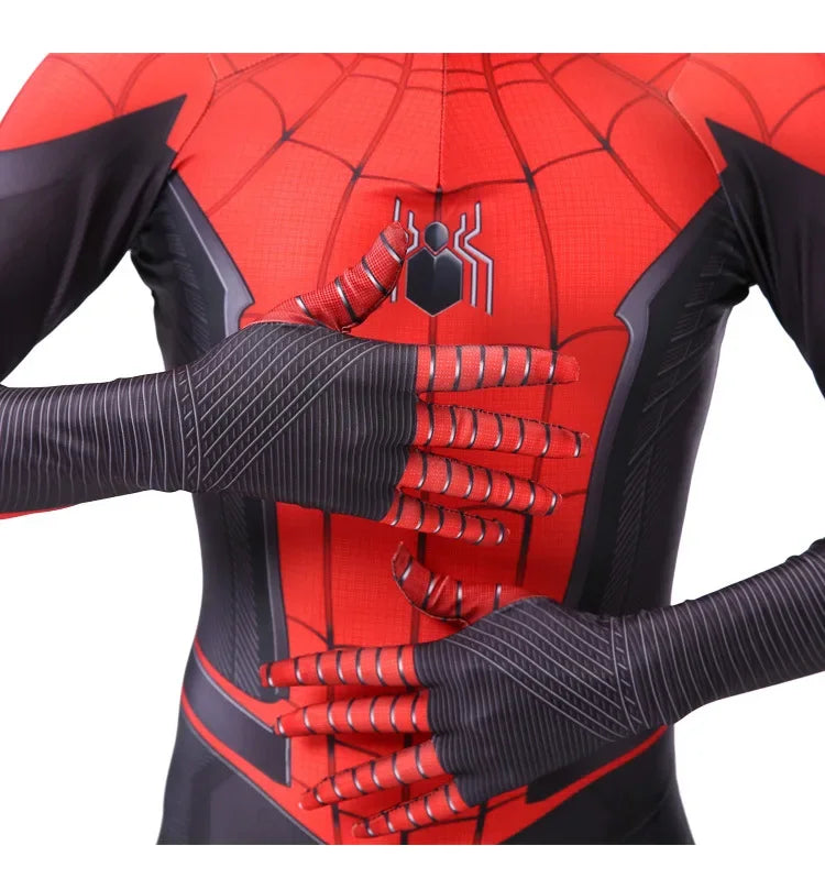 Anime Spider Man Costume Adult Jumpsuit Spandex | Superhero Zhentai Halloween Party Cosplay