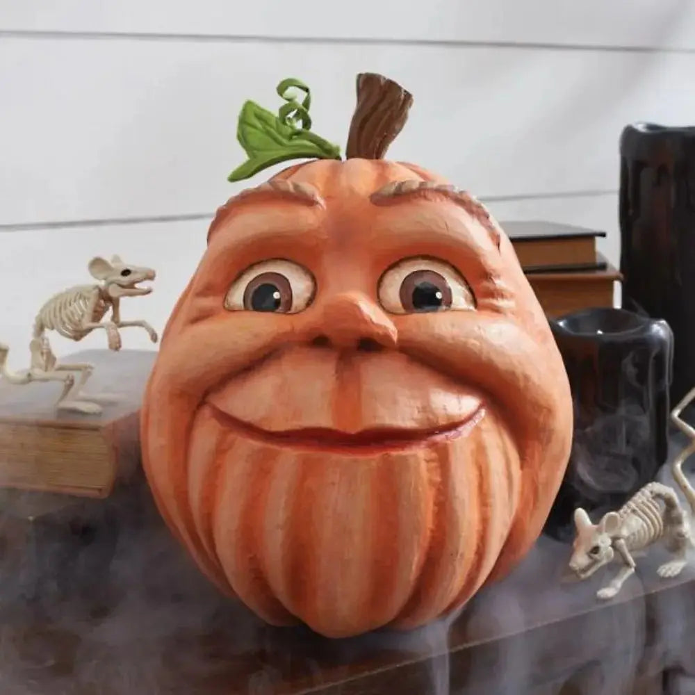 Pumpkin Patch Personalities - Expressive Resin Character Halloween Decor