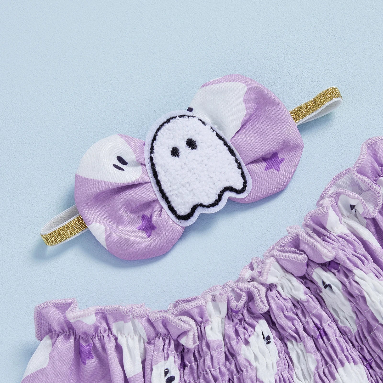 Boo-tiful Baby Ghost Romper & Headband Set - Infant Halloween Costume