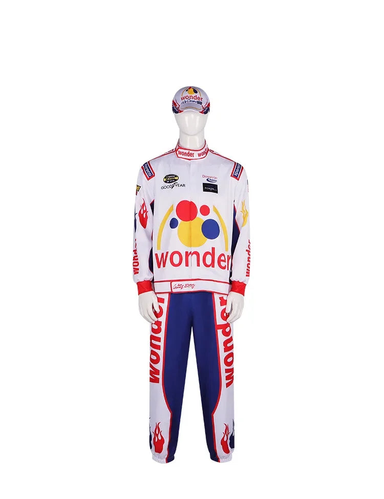 Ricky Bobby Cosplay Costume: Talladega Nights Racing Suit
