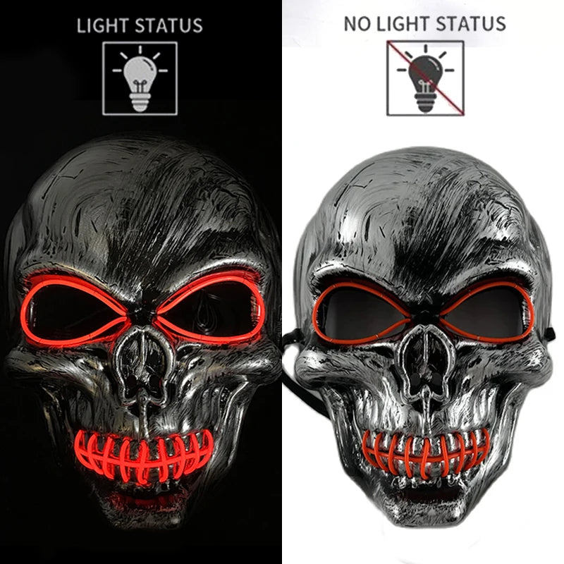 Scary Skeleton Gentleman Mask | Full Head & Chest Latex Horror Mask with Top Hat