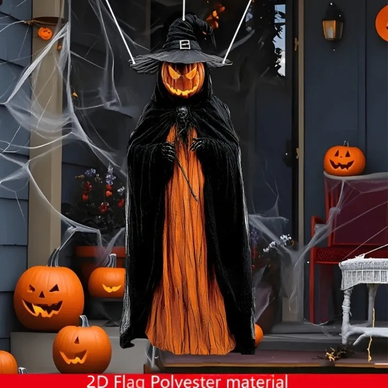 Horror Corpse Bride Door Cover | 2D Skeleton Ghost Wall Hanging Decor