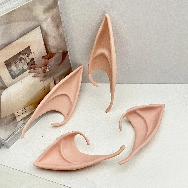 Soft Latex Elf Ears (1 Pair) | Fairy &  Pixie Prosthetic Ears for Halloween Cosplay