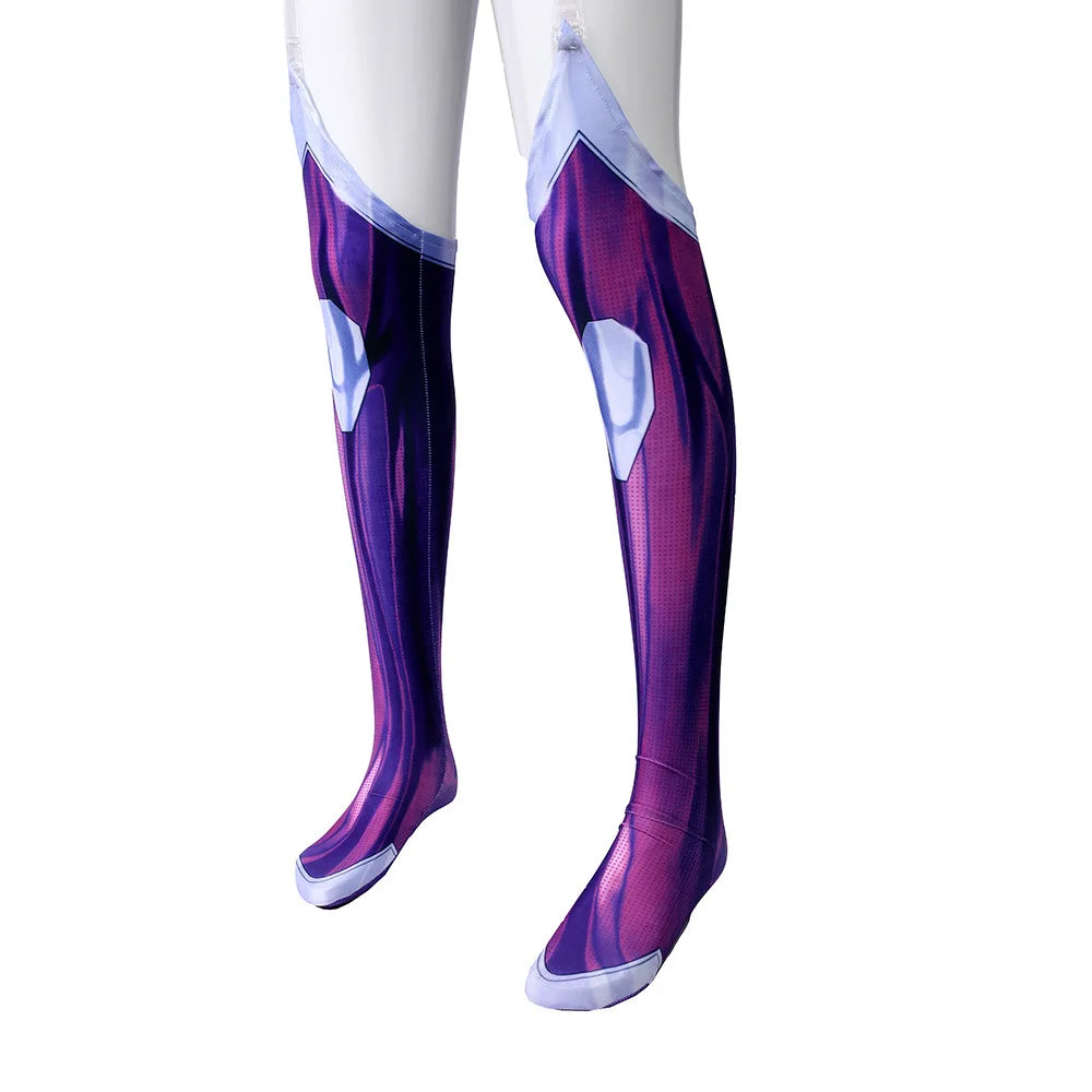 Starfire Cosplay Costume: Superhero Bodysuit for Women