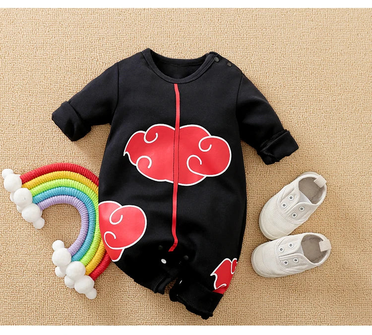 Baby Akatsuki Romper – Naruto Shippuden Anime Infant Costume