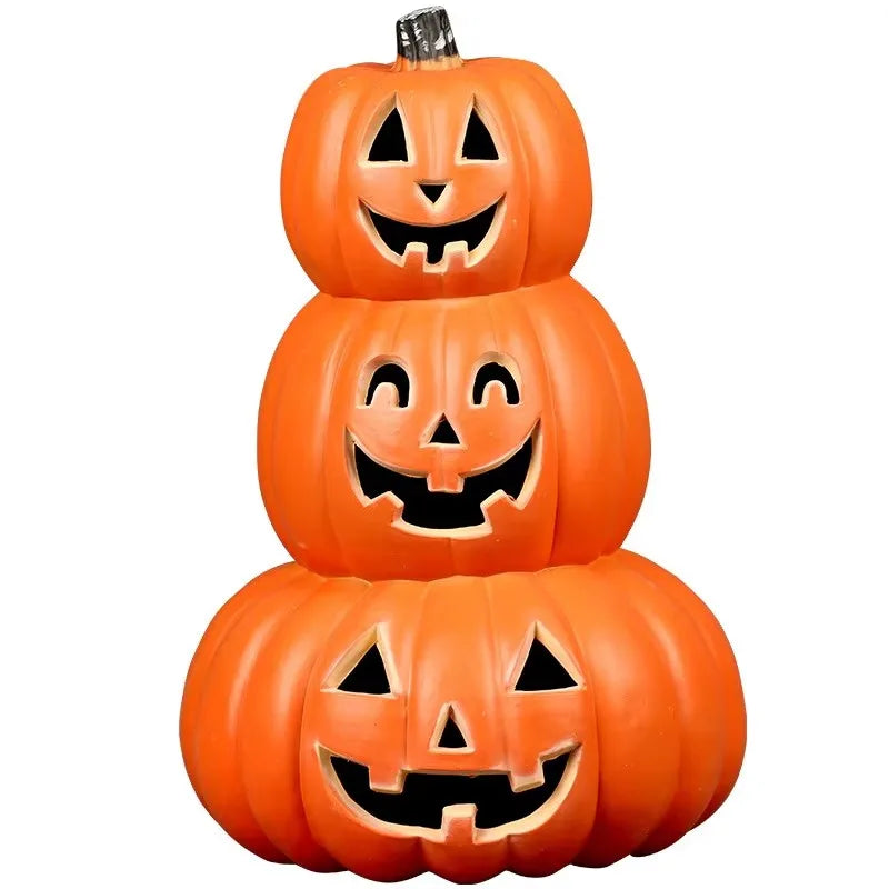 Classic Light-Up Jack O' Lantern - Battery Operated Halloween Pumpkin Decor