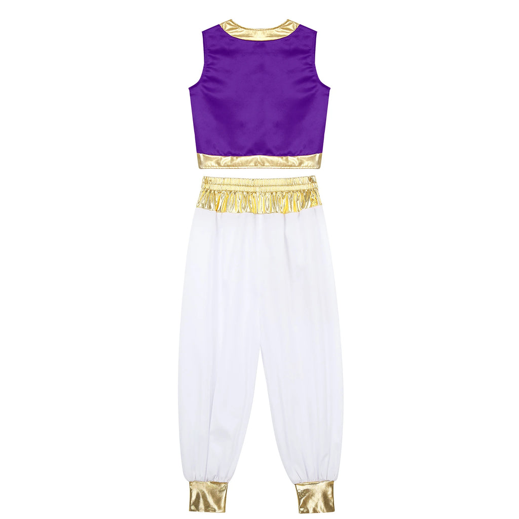 Arabian Prince Alladin Halloween Costume for Boys