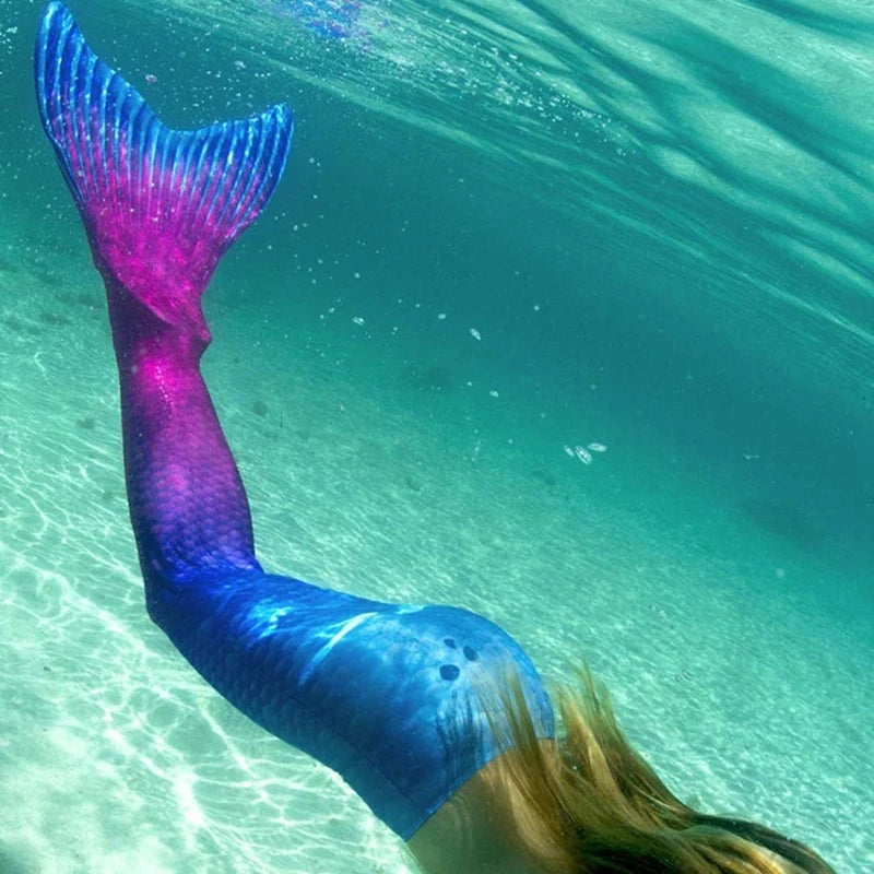 Magical Mermaid Tail Swimmable Costume for Girls and Women