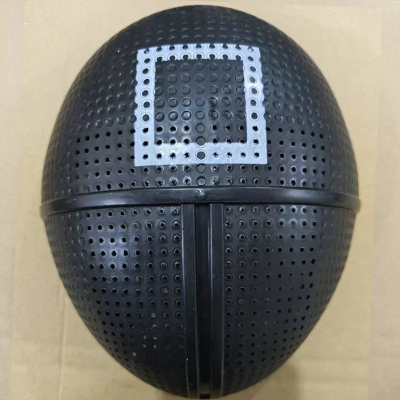 Glow in the Dark Guard Mask (4-Mode) | Triangle, Square, or Circle EL Wire Cosplay Mask