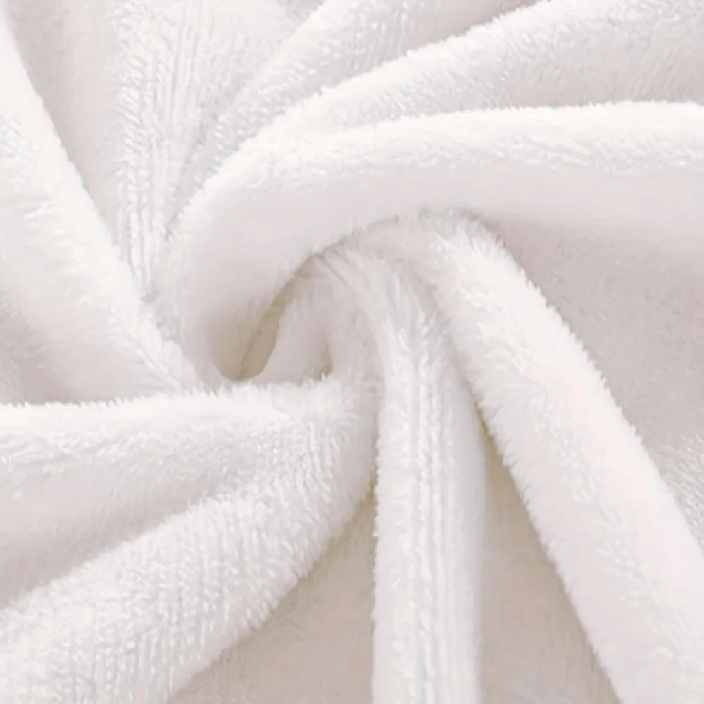 Soft and Plush Fall Blanket with Pumpkin and Maple Leaf Design, Warm and Cozy All Season Blanket