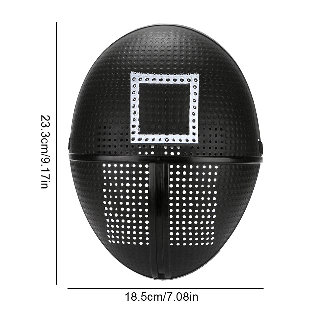 Squid Game Cosplay Masks | Choose Your Role: Front Man or Soldier (Circle, Square, Triangle)