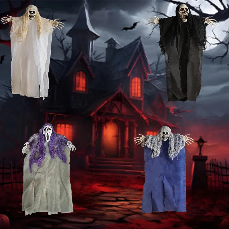 Flying Grim Reaper Ghost for Haunted House & Porch Decor