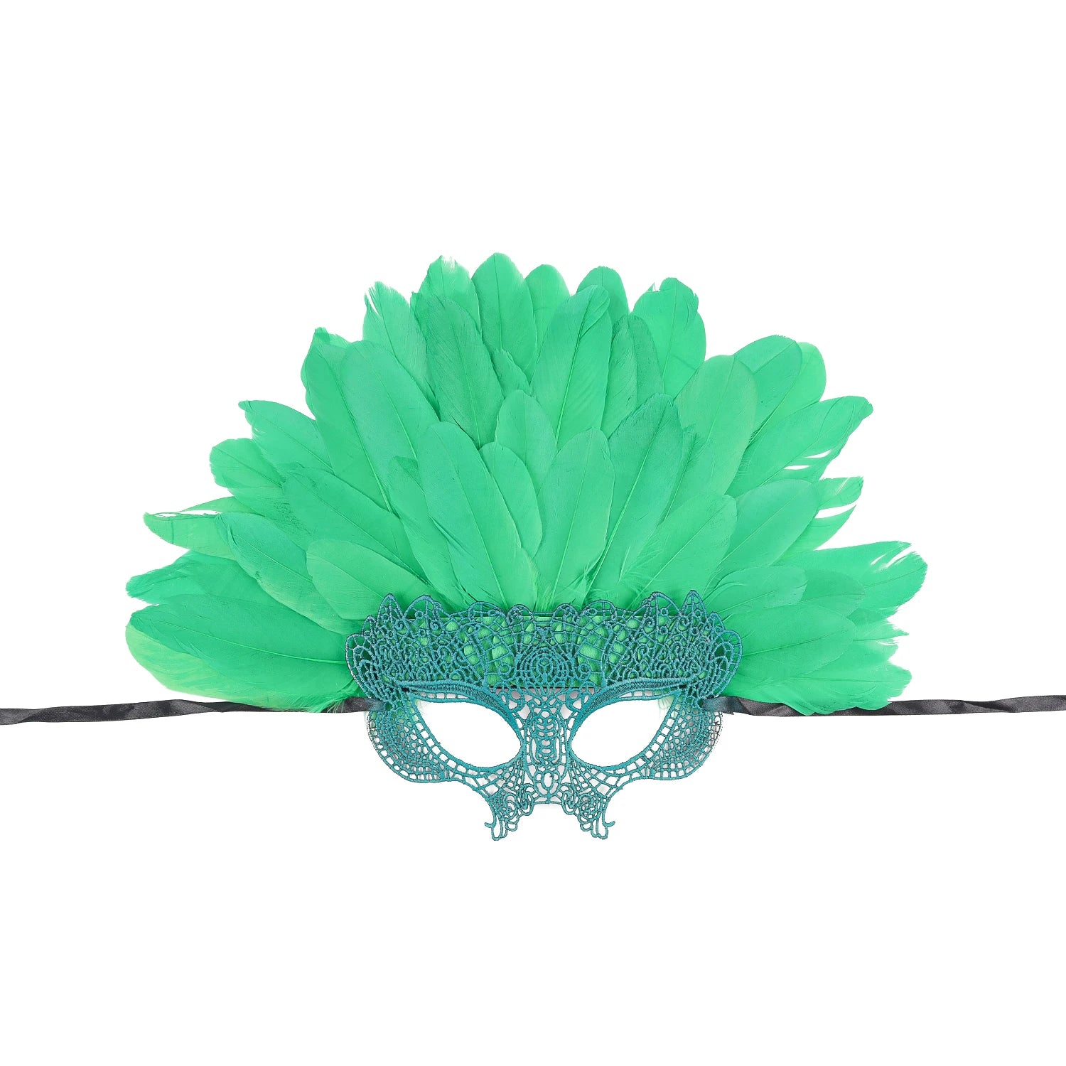 Vibrant Feather Headdress | Showgirl & Masquerade Ball Headpiece | Adult Costume Accessory