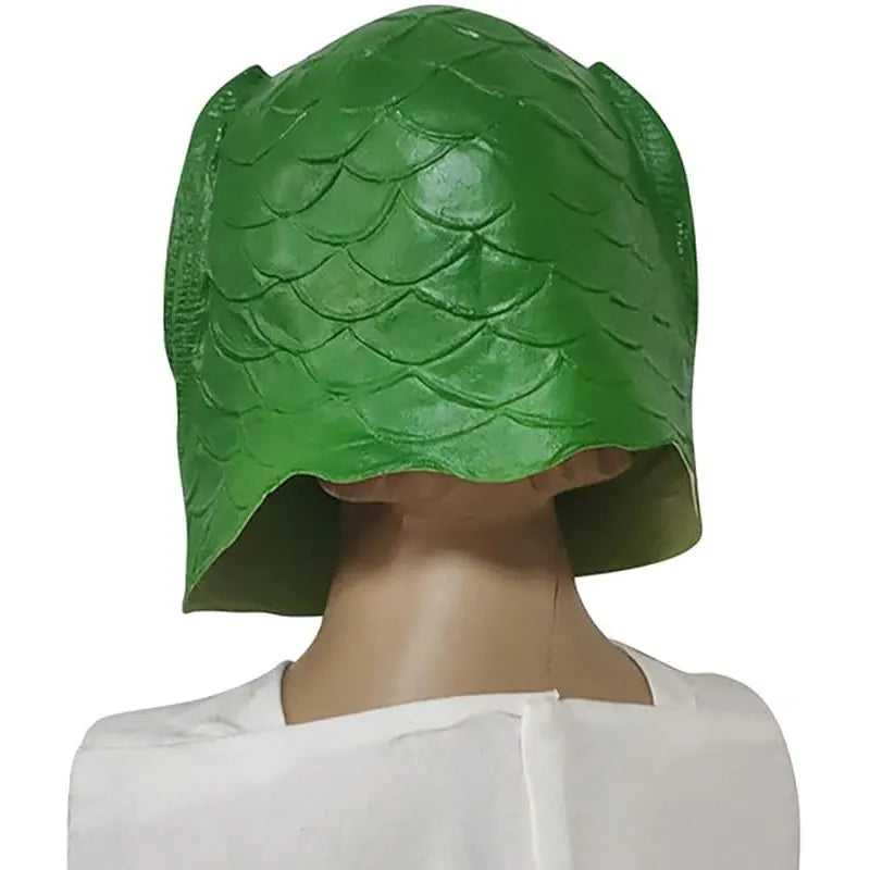 Funny Fish Head Mask | Weird Monster Full-Head Vinyl Mask for Halloween, Parties & Memes