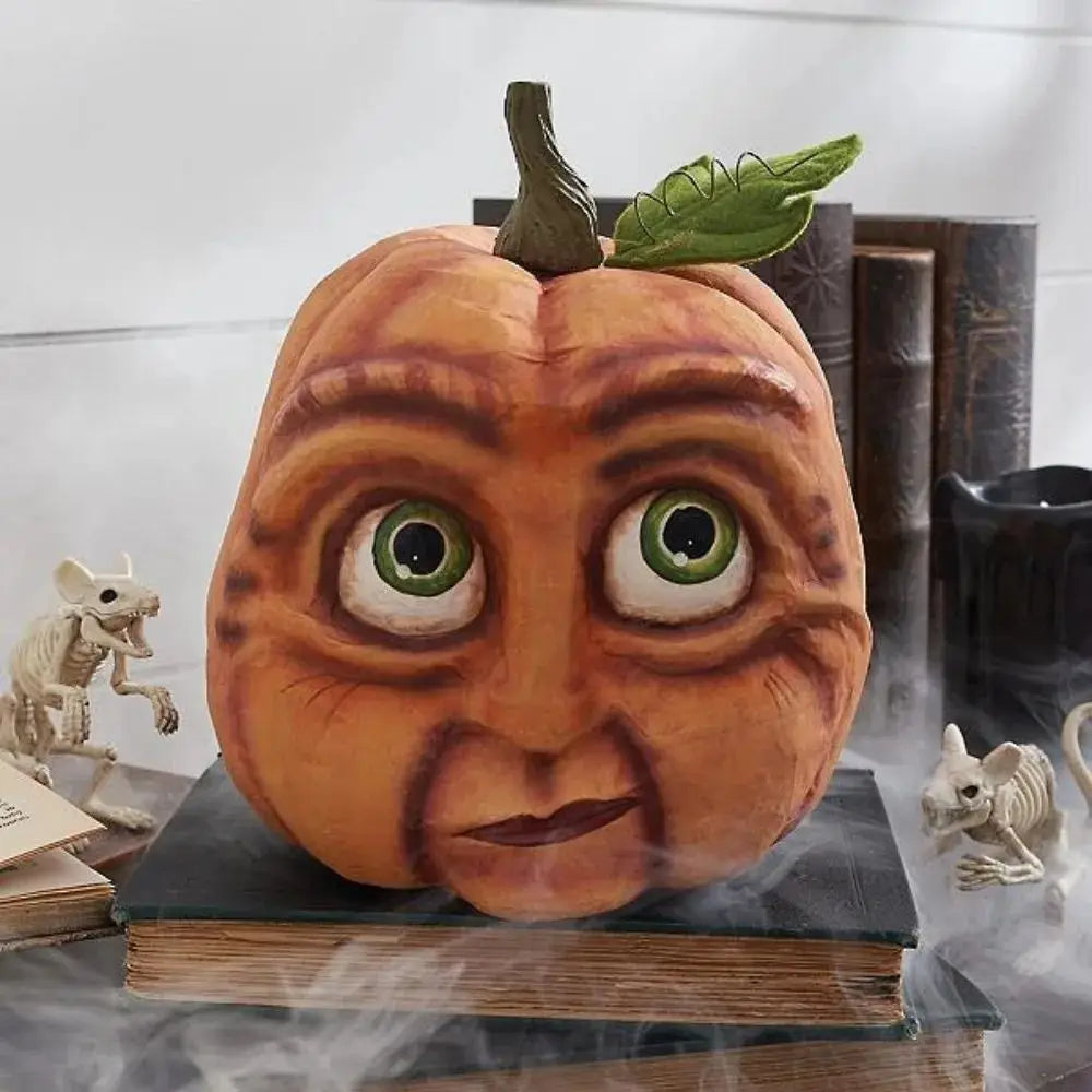 Pumpkin Patch Personalities - Expressive Resin Character Halloween Decor