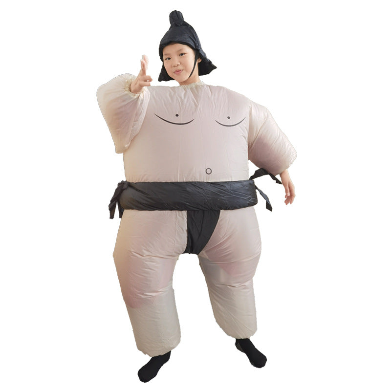 Inflatable Sumo Wrestler Costume | Funny Blow-Up Suit (Adult & Child Sizes Available)