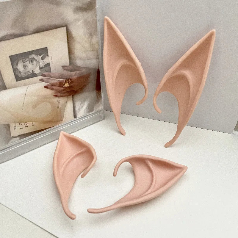 Soft Latex Elf Ears (1 Pair) | Fairy &  Pixie Prosthetic Ears for Halloween Cosplay