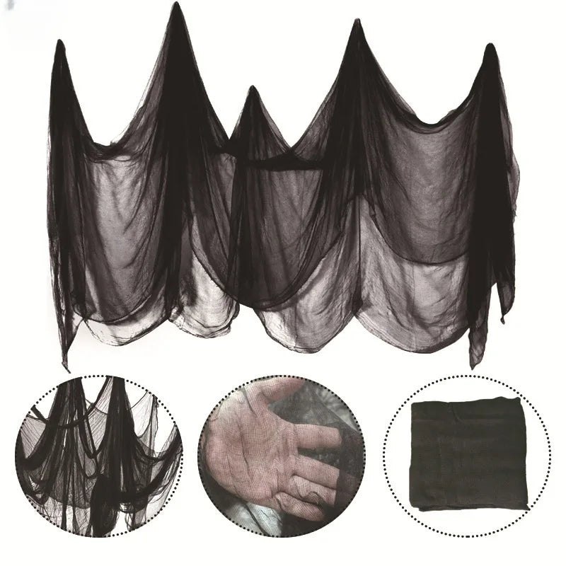 Large Creepy Cloth Spooky Gauze | Essential Haunted House Halloween Decor