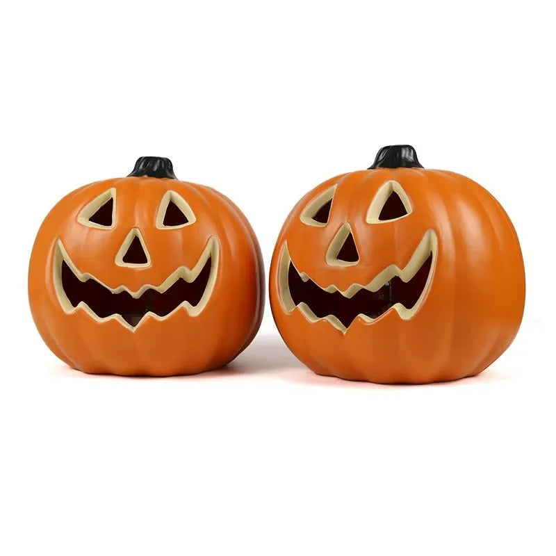 Classic Light-Up Jack O' Lantern - Battery Operated Halloween Pumpkin Decor