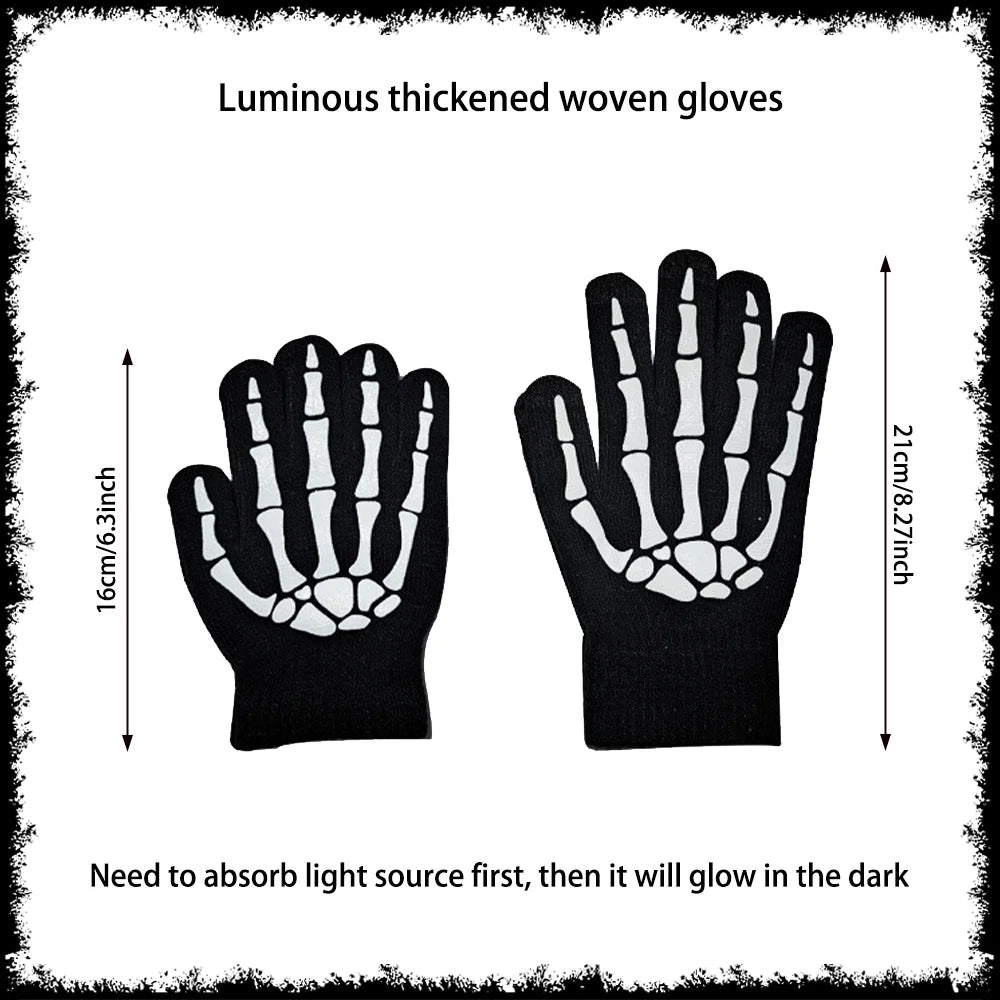 Complete Grim Reaper Costume Set | Includes Robe, Mask, Scythe &amp; GLOW-IN-THE-DARK Gloves (Adult & Kids Sizes)