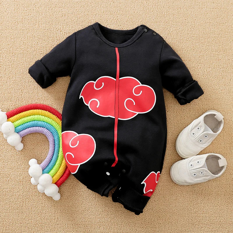 Baby Akatsuki Romper – Naruto Shippuden Anime Infant Costume