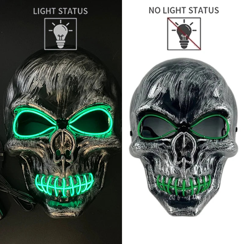 Scary Skeleton Gentleman Mask | Full Head & Chest Latex Horror Mask with Top Hat
