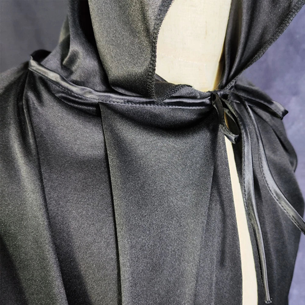 Complete Grim Reaper Costume Set | Includes Robe, Mask, Scythe &amp; GLOW-IN-THE-DARK Gloves (Adult & Kids Sizes)