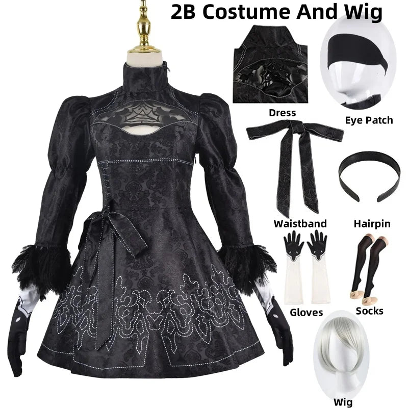 Anime Nier Automata Yorha Cosplay | Couple Costume Ideas